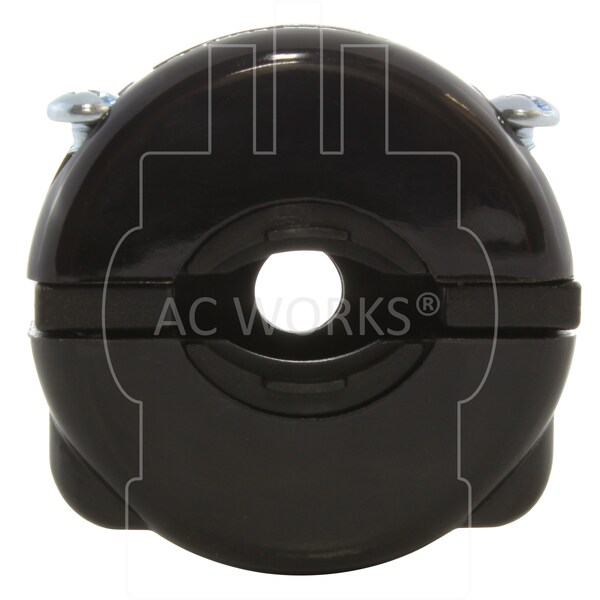 Ac Works NEMA L5-20P 20A 125V 3-Prong Locking Male Plug With UL, C-UL Approval in Black - ASL520P-BK