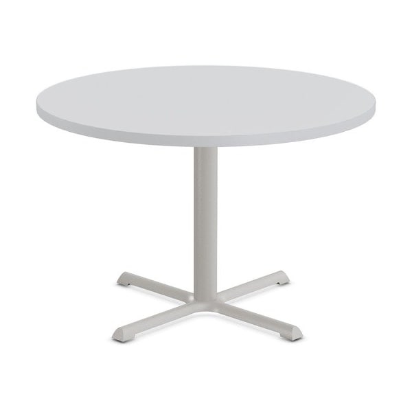 Special-T Table, Round, 42in Dia x 42in, Gray Base/Light Gray Top - SCTSTAR242BHGGR