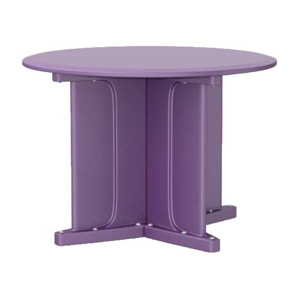 Cortech Circle Table, 42 in W, 42 in L, 29 in H, Polyethylene Top, Indigo - 66749IG