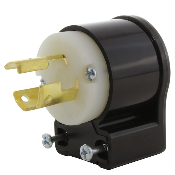 Ac Works NEMA L5-15P 15A 125V 3-Prong All Angles Locking Plug with UL, C-UL Approval - ASEL515P