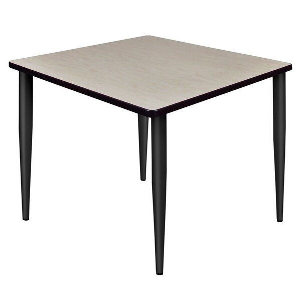 Regency Kahlo Square & Round Tables, 42 W, 42 L, 29 H, Wood, Metal Top, Maple - TPL4242PLBK