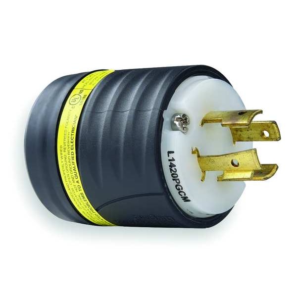 Legrand 20A Ground Monitoring Plug 3P 4W 125/250VAC - L1420PGCM