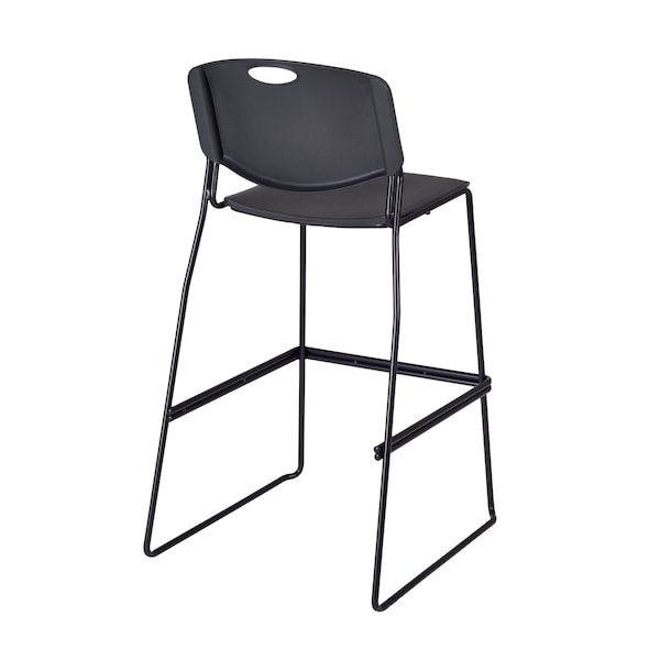 Cain Round Tables > Breakroom Tables > Cain CafÃ© Table & Chair Sets, 36 W, 36 L, 42 H, Mahogany - TCB36RNDMH4495BK