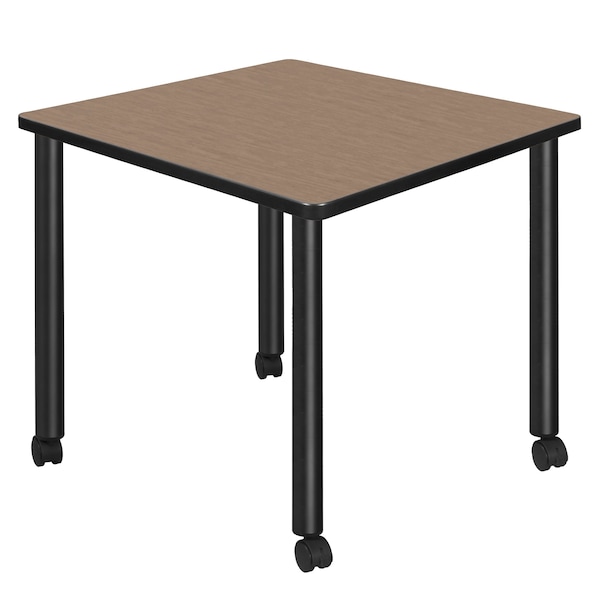 Regency Square Kee Medium Breakroom Table, 36 in W, 36 in L, Noble Oak - TBMC3636NOBK