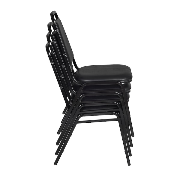 Cain Square Tables > Breakroom Tables > Cain Square Table & Chair Sets, Wood|Metal|Vinyl Top, Cherry - TB3636CH29BK