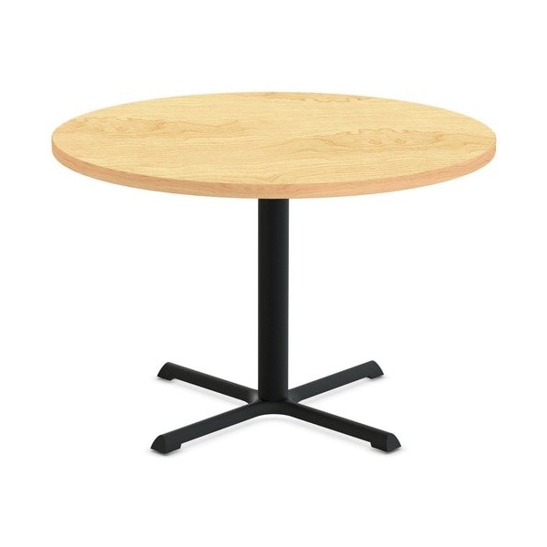 Special-T Table, Round, 42in Dia x 29in, Black Base/Crema Maple Top - SCTSTAR242BCM