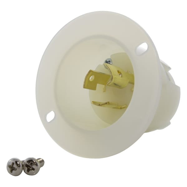 Ac Works 15A 125 Volt L5-15P Locking Power Input Inlet UL and C-UL Listed - ASINL515P
