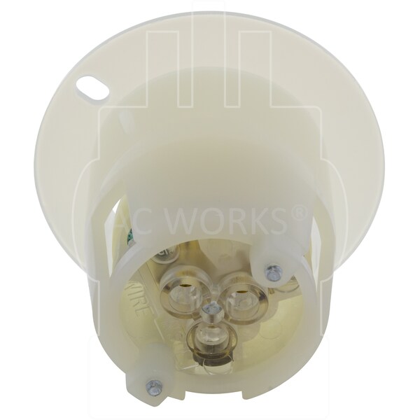 Ac Works 15A 125 Volt L5-15P Locking Power Input Inlet UL and C-UL Listed - ASINL515P