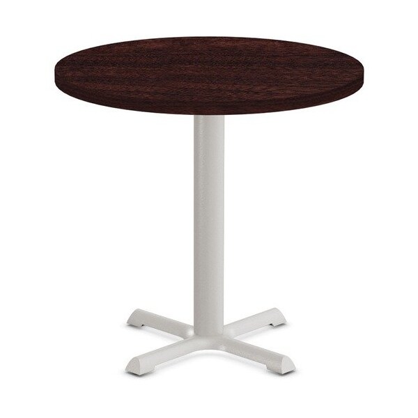 Special-T Table, Round, 36in Dia x 42in, Gray Base/Espresso Top - SCTSTAR236BHGES