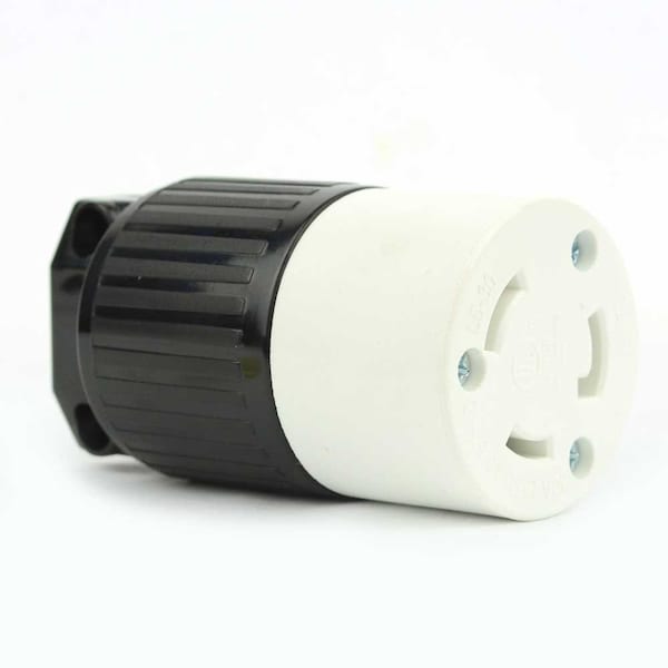 Superior Electric Twist Lock Electrical Receptacle 3 Wire, 30 Amps, 125V, NEMA L5-30R - YGA024F