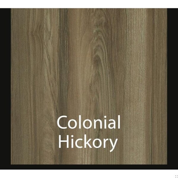 Correll Round Cafe Table, 36 in W, 36 in L, 29 in H, Particleboard Top, Colonial Hickory - SXT36R-53-98-53