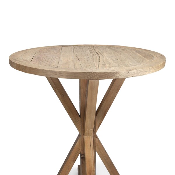 Atlas Commercial Products 36" Reclaimed Elm Wood Cocktail Table - RCT35-36R