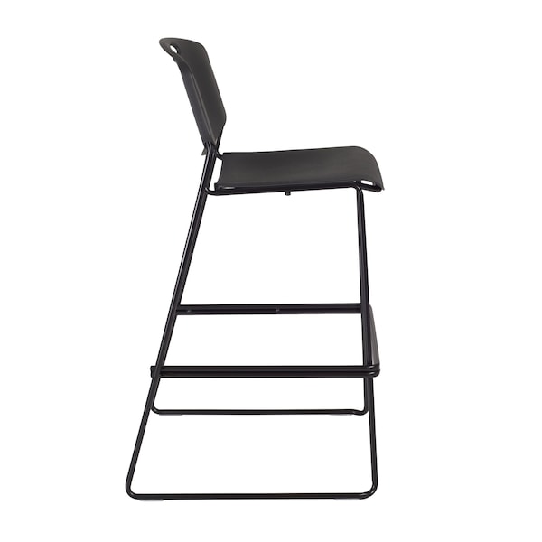 Cain Square Tables > Breakroom Tables > Cain CafÃ© Table & Chair Sets, 36 W, 36 L, 42 H, Mahogany - TCB3636MH4495BK