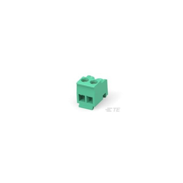 Te Connectivity 5MM PLUG 90/180 2 POS GREEN SN - 1546173-2