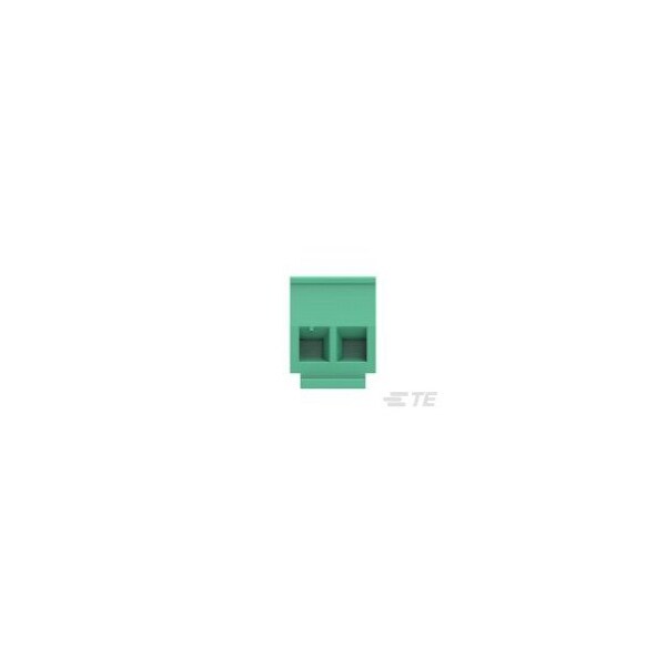 Te Connectivity 5MM PLUG 90/180 2 POS GREEN SN - 1546173-2