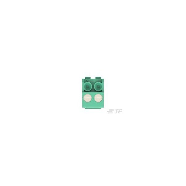 Te Connectivity 5MM PLUG 90/180 2 POS GREEN SN - 1546173-2