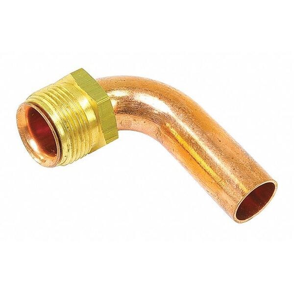 Erie Sweat Male Elbow, 1/2", Nut - 436-214-4