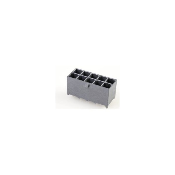 Molex Megafit Slim Vert Hdr Assy 10 Ckt 30 Au - 1720650310