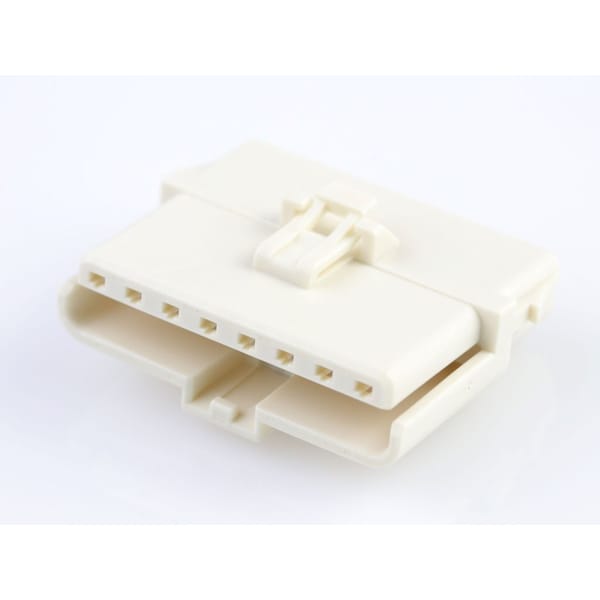 Molex Ditto Hermaphroditic Crimp Housing, Positive Lock, 8 Circuit, High-Temperature, Natural - 1502010018