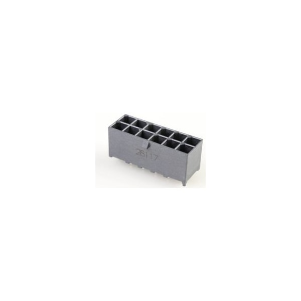 Molex Megafit Slim Vert Hdr Assy 12 Ckt 15 Au - 1720650212