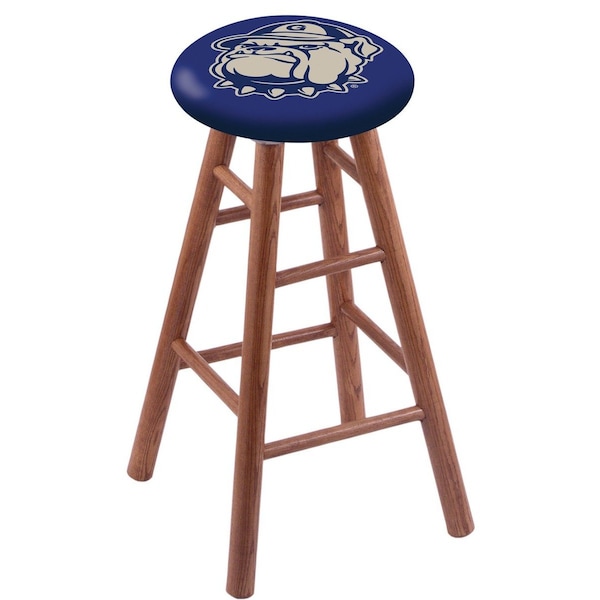 Holland Bar Stool Co Oak Bar Stool, Medium Finish, Georgetown Seat - RC30OSMED