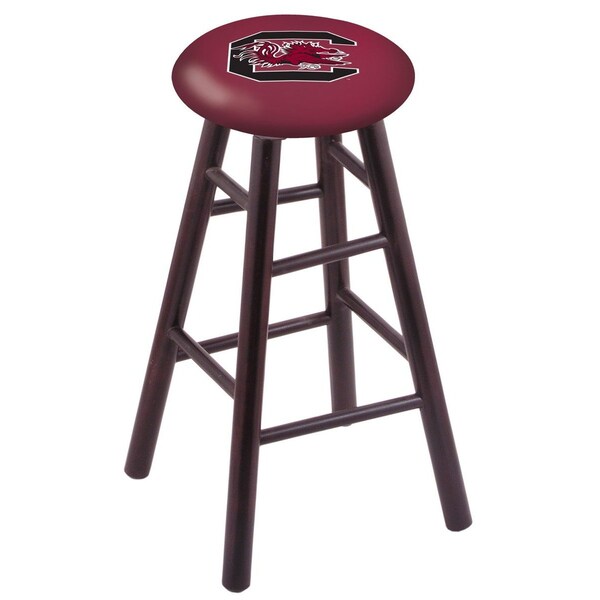 Holland Bar Stool Co Maple Bar Stool, Dark Cherry Finish, South Carolina Seat - RC30MSDC