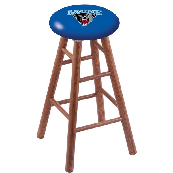 Holland Bar Stool Co Oak Bar Stool, Medium Finish, Maine Seat - RC30OSMED
