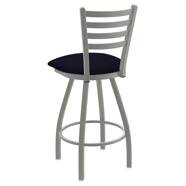 Holland Bar Stool Co 25" Swivel Counter Stool, Nickel Finish, Canter Twilight Seat - X410