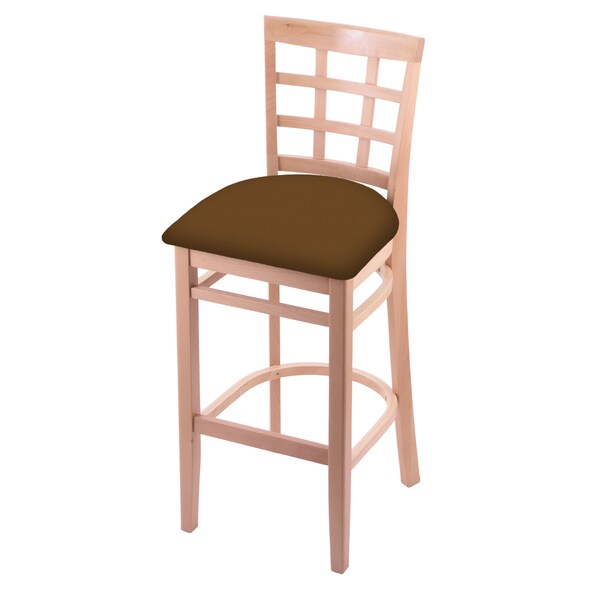 Holland Bar Stool Co 25" Counter Stool, Natural Finish, Canter Thatch Seat - 313025NAT001