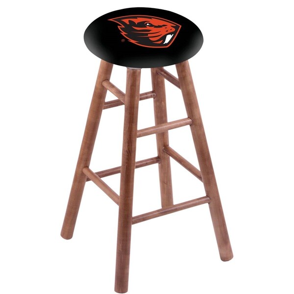 Holland Bar Stool Co Maple Counter Stool, Medium Finish, Oregon State Seat - RC24MSMED