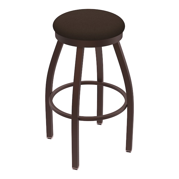 Holland Bar Stool Co 25" Swivel Counter Stool, Bronze Finish, Rein Coffee Seat - 80225BZ025