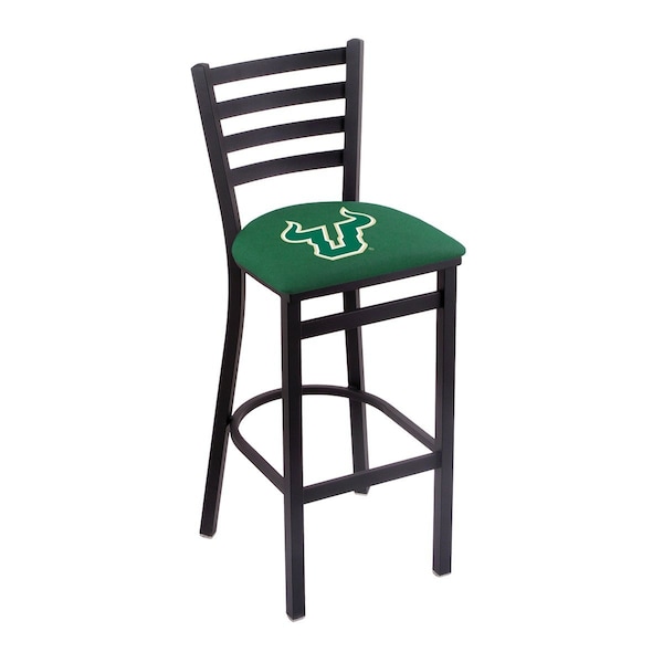 Holland Bar Stool Co 25" Blk Wrinkle South Florida Stationary Counter Stool, Ladder Back - L00425SOUFLA