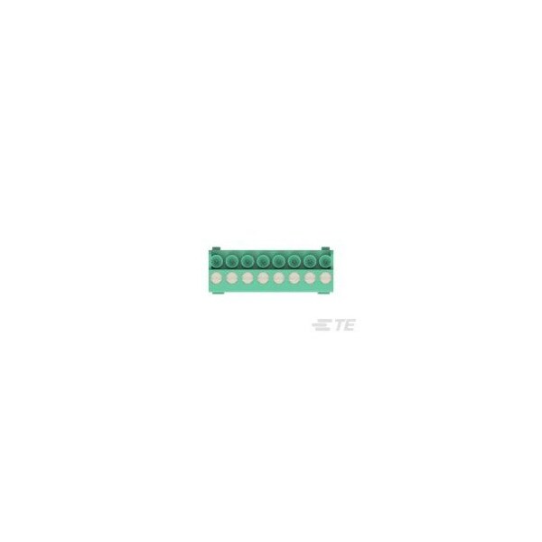 Te Connectivity 5MM PLUG 90/180 8 POS GREEN SN - 1546173-8