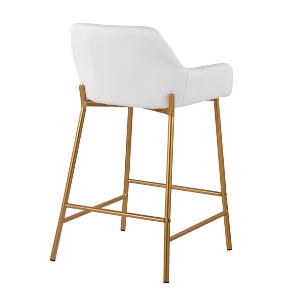 Lumisource Daniella Fixed-Height Counter Stool - Set of 2 PR - B24-DNLA2 AUPUW2