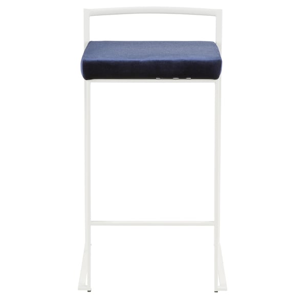 Lumisource Fuji Stacker Counter Stool - Set of 2 PR - B26-FUJI W+VBU2