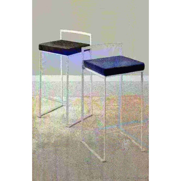 Lumisource Fuji Stacker Counter Stool - Set of 2 PR - B26-FUJI W+VBU2