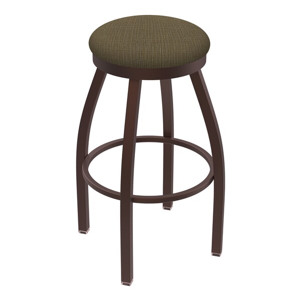 Holland Bar Stool Co 25" Swivel Counter Stool, Bronze Finish, Graph Cork Seat - 80225BZ017