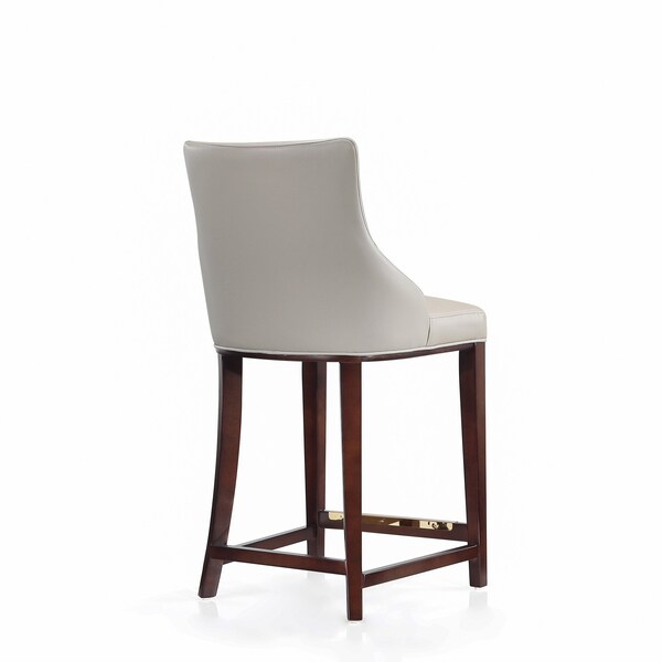 Manhattan Comfort Shubert Counter Stool in Light Grey - Set of 3 - 3-CS016-LG