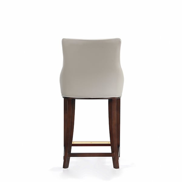 Manhattan Comfort Shubert Counter Stool in Light Grey - Set of 3 - 3-CS016-LG