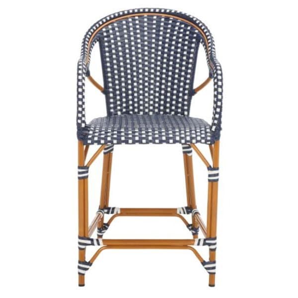 Safavieh California Counter Stool Navy & White - PAT7533E