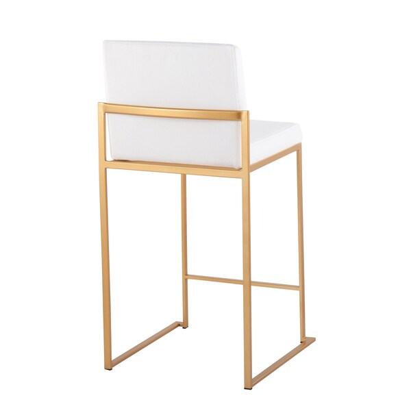 Lumisource Fuji High Back Counter Stool - Set of 2 PR - B26-FUJIHB AUVW2