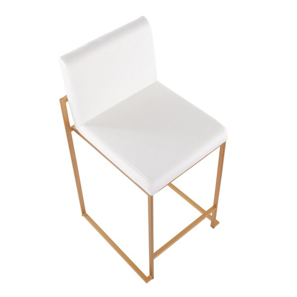 Lumisource Fuji High Back Counter Stool - Set of 2 PR - B26-FUJIHB AUVW2