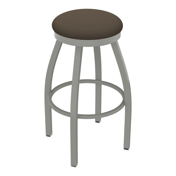 Holland Bar Stool Co 25" Swivel Counter Stool, Nickel Finish, Canter Earth Seat - 80225AN006