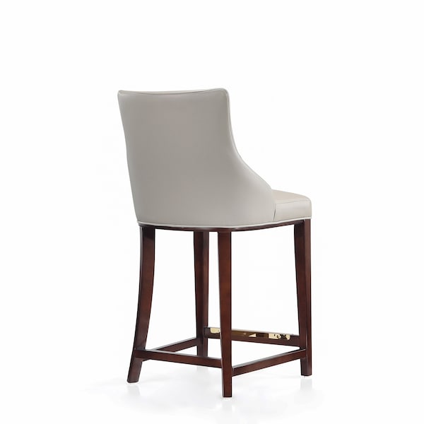 Manhattan Comfort Shubert Counter Stool in Light Grey - Set of 2 - 2-CS016-LG