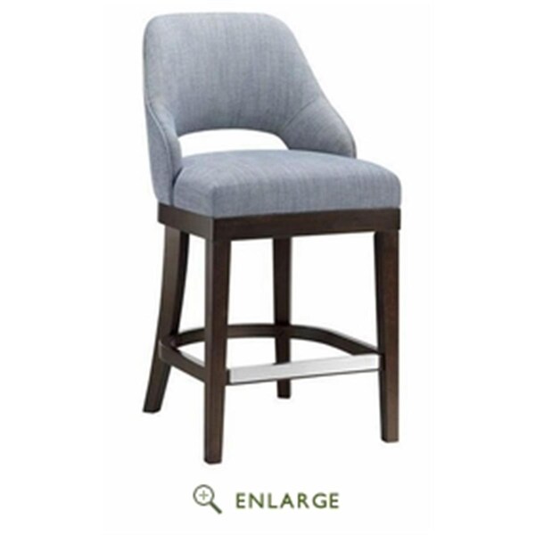Madison Park Jillian Counter Stool with Swivel Seat, Blue - MP104-0510