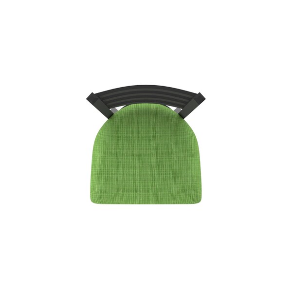 Holland Bar Stool Co 25" Stationary Counter Stool, Black Wrinkle, Graph Parrot Seat - 40025BW015