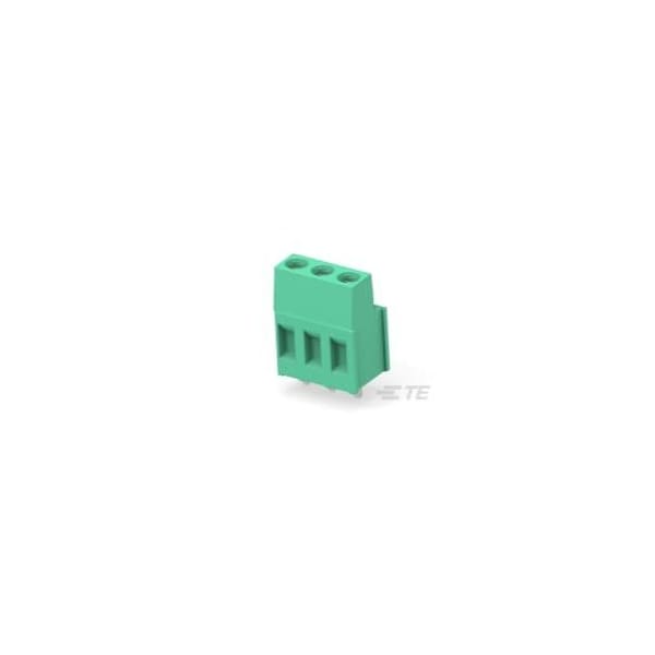 Te Connectivity Board Mount Solid Wire With Interlock 5.08 Mm Centerline Side Entry Wire - 282857-3
