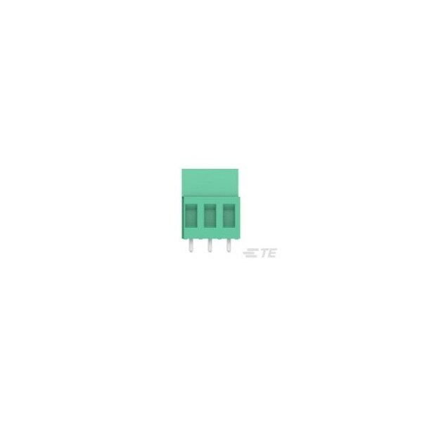 Te Connectivity Board Mount Solid Wire With Interlock 5.08 Mm Centerline Side Entry Wire - 282857-3