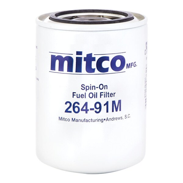 B & K Mitco Spin-On Fuel Oil Filter - 264-91M