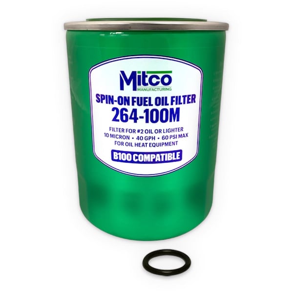 B & K Mitco Spin-On Fuel Oil Filter - 264-91M